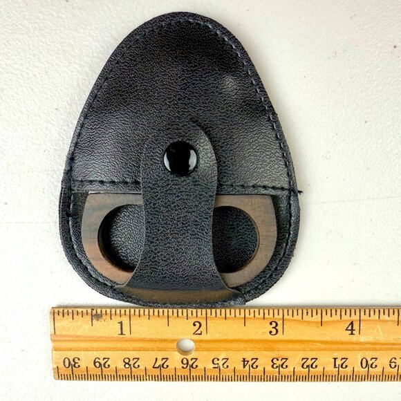 Thompson Premium Scissor Cigar Cutter Stainless Steel Blade Wood Handles w/ Case - Picture 9 of 9